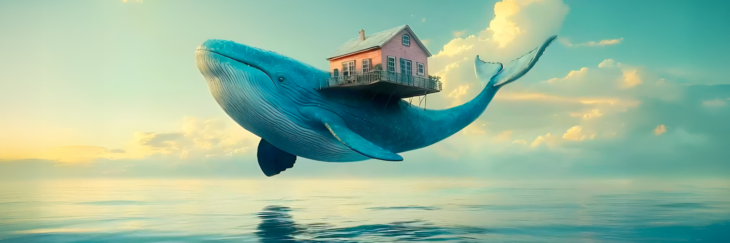 whale-supporting-house-surreal