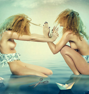 two-naked-women-in-ocean-playing-surreal-fantasy-art-work