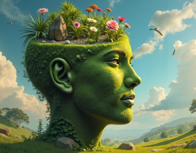 woman-head-surreal-nature-brain-flowers-mental-health